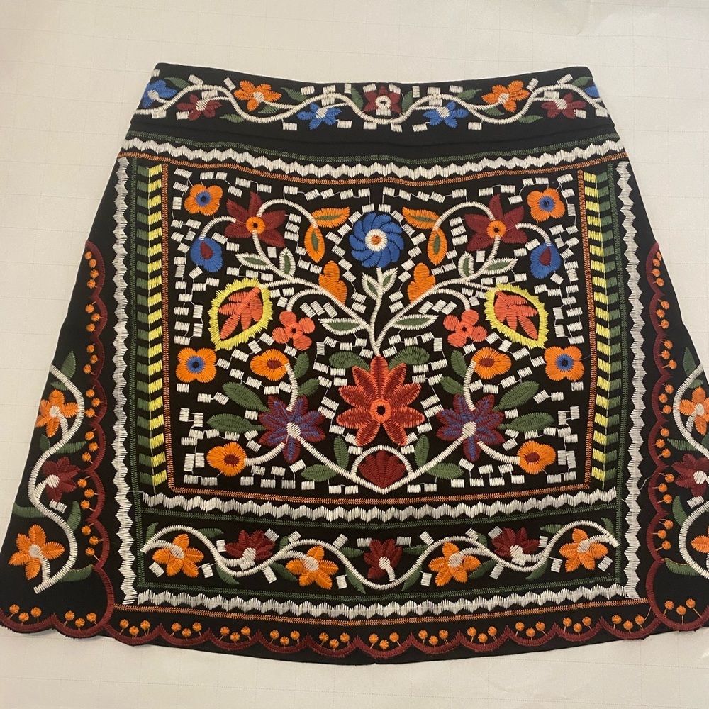 Emory Park francesca’s embroidered skirt